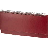 Планинг датированный 2026, бордо, 303х150 мм, 120стр, АТТАСНЕ Agenda