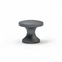 Ручка-кнопка CAPPIO RK148, d=30 мм, цвет графит, 8 шт.