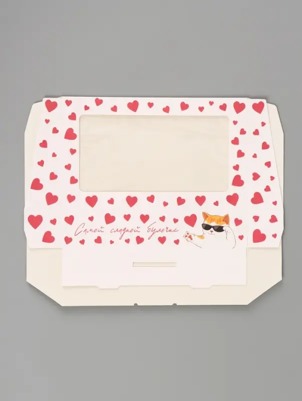 Коробка подарочная складная &laquo;Подарок&raquo;, 20&times;12&times;4 см, с окном