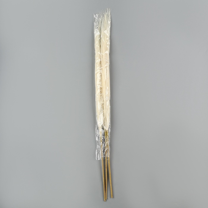 Пампасная искусственная трава, высота 70 см, набор 3 шт., цвет молочный Пампасная искусственная трава, высота 70 см, набор 3 шт., цвет молочный