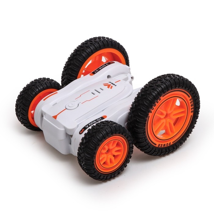 Перевёртыш радиоуправляемый «Вращение», работает от аккумулятора, цвет белый Перевёртыш радиоуправляемый «Вращение», работает от аккумулятора, цвет белый