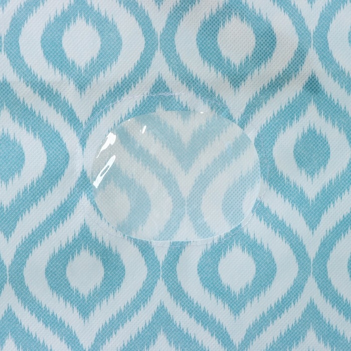 Чехол для одежды Доляна «Лагуна», ПВХ окно, 60×90 см, цвет бирюзовый