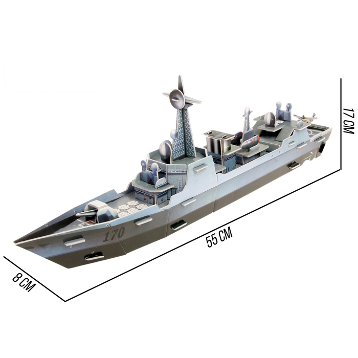 Конструктор 3D «Военный корабль Конструктор 3D «Военный корабль