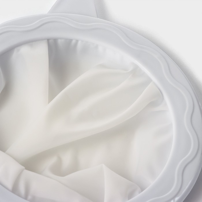 Сито для фильтрации Доляна, d=14,5 см (внутр.d=11см), 200 мл, цвет белый Сито для фильтрации Доляна, d=14,5 см (внутр.d=11см), 200 мл, цвет белый