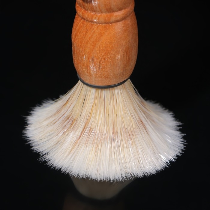 Помазок для бритья, деревянный, цвет бежевый Помазок для бритья, деревянный, цвет бежевый
