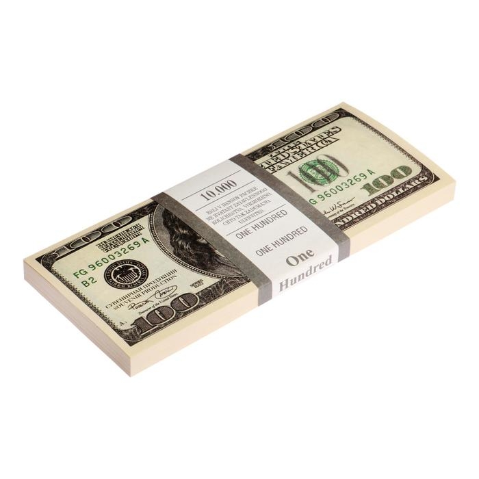 Пачка купюр 100 $, микс Пачка купюр 100 $, микс
