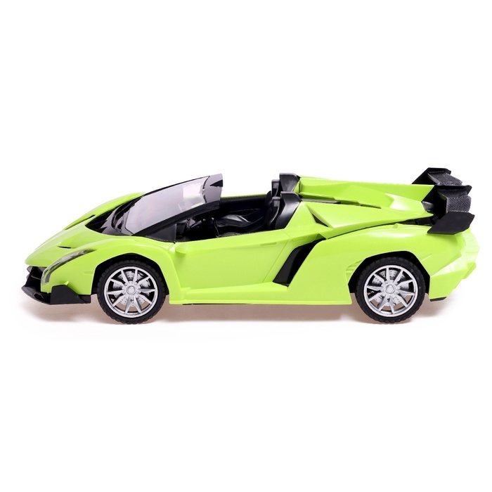 Машинка радиоуправляемая «СпортКар», аккумулятор, на пульте управления, световые эффекты, цвет зеленый, 1:18 Машинка радиоуправляемая «СпортКар», аккумулятор, на пульте управления, световые эффекты, цвет зеленый, 1:18