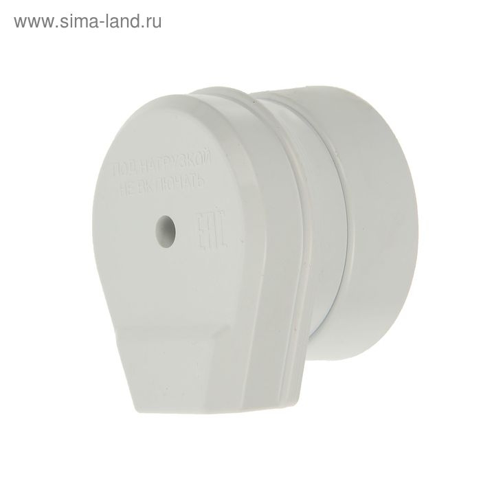 Разъем для плиты Smartbuy РШ-ВШ, 2P+PE, ОУ, 32 А, 250 В, пластик, белый Разъем для плиты Smartbuy РШ-ВШ, 2P+PE, ОУ, 32 А, 250 В, пластик, белый