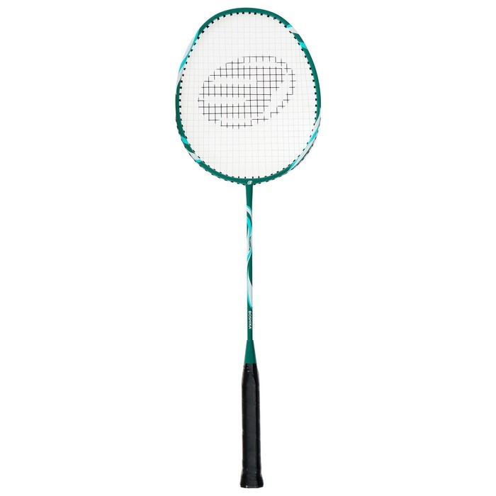 Ракетка для бадминтона BOSHIKA TRAINING, алюминий, стеклопластик, в чехле Ракетка для бадминтона BOSHIKA TRAINING, алюминий, стеклопластик, в чехле