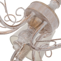 Люстра 2149/5 E14 40Вт белый с золотой патиной 57х57х38 см BayerLux