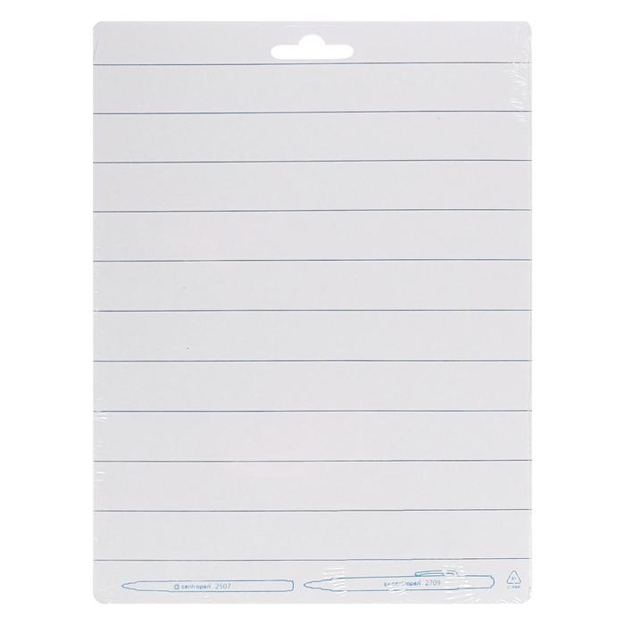 Доска маркерная A5 двусторонняя: без рисунка/линейка Centropen маркер 2 штуки 7729/1