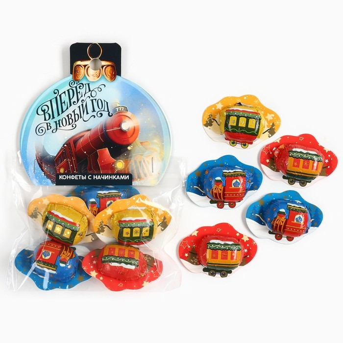 Новый год! Конфеты набор &laquo;Паровоз&raquo;, 5 шт