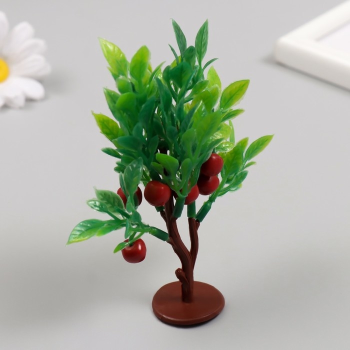 Искусственное растение для творчества пластик Искусственное растение для творчества пластик "Куст яблони" 7,5х10 см