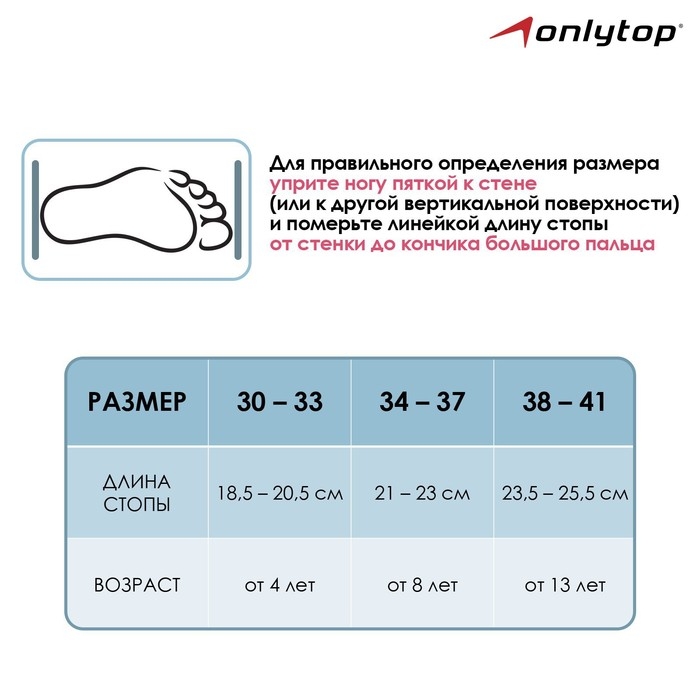 Роликовые коньки раздвижные ONLYTOP, р. 30-33, колёса PVC 64 мм Роликовые коньки раздвижные ONLYTOP, р. 30-33, колёса PVC 64 мм