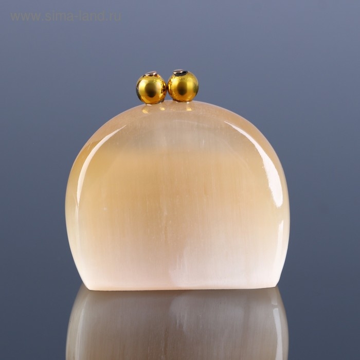 Сувенир «Кошелек достатка», 4 х4,5 см селенит Сувенир «Кошелек достатка», 4 х4,5 см селенит