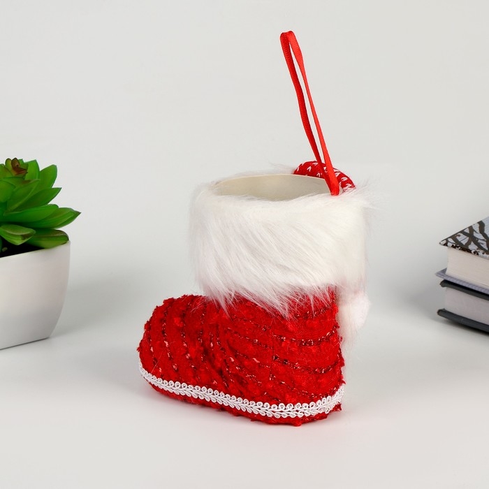 Новый год! Конфетница «Сапожок. Дед Мороз» Новый год! Конфетница «Сапожок. Дед Мороз»