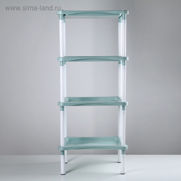 Этажерка напольная с полками 4-х секционная Krita, цвет серая мистерия Этажерка напольная с полками 4-х секционная Krita, цвет серая мистерия