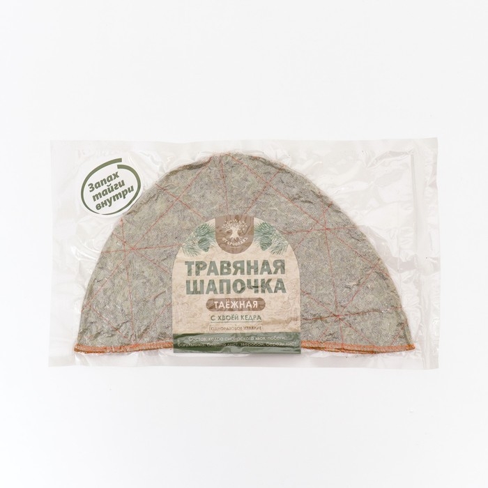 Травяная шапочка для бани Травяная шапочка для бани "Таежная"