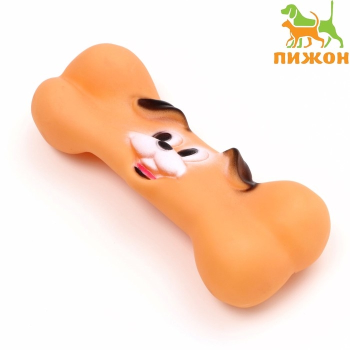 Игрушка пищащая  Игрушка пищащая "Веселая косточка" для собак, 16 см