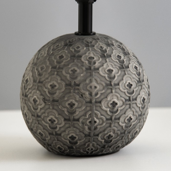 Настольная лампа Настольная лампа "Алиша" Е14 40Вт серый 18х18х28 см RISALUX