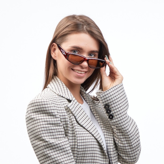 Очки солнцезащитные Очки солнцезащитные "OneSun", uv 400, дужка 14.5 см, ширина 14.7 см, линза 3.2 х 5.5 см