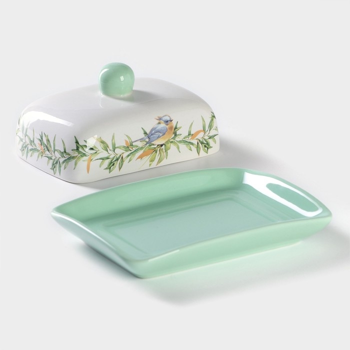 Масленка Доляна «Флора и Фауна», 17×12,5×8,5 см Масленка Доляна «Флора и Фауна», 17×12,5×8,5 см