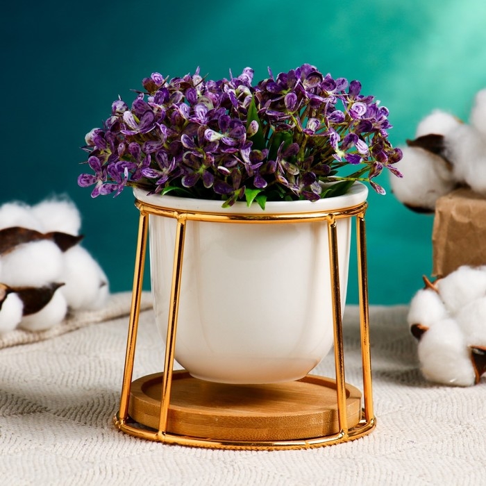 Горшок на подставке  Горшок на подставке "Сосуд" 11х10см