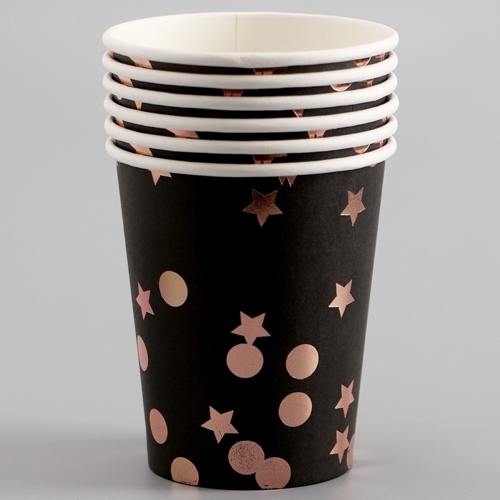 Стаканы бумажные «Розовые звёзды», 6 шт. Стаканы бумажные «Розовые звёзды», 6 шт.