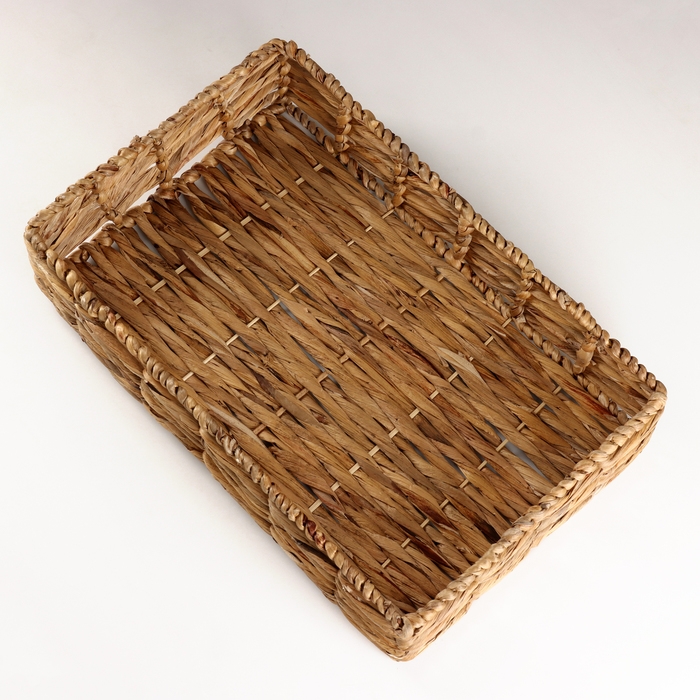 Корзина плетеная, 48х30х11 см, камыш