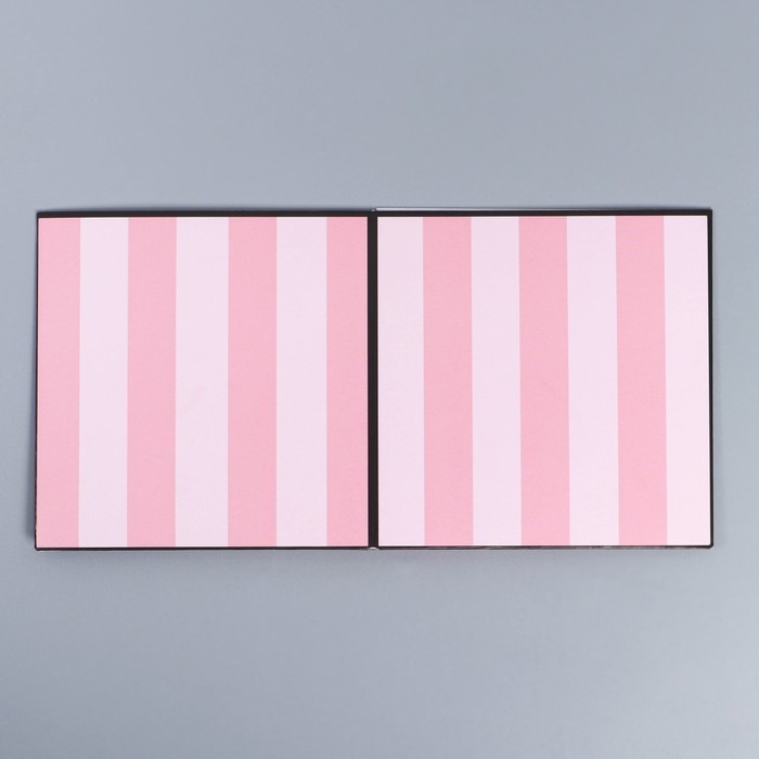 Коробка подарочная для цветов с PVC крышкой, упаковка, «Розовые полосы», 12 х 12 х 12 см Коробка подарочная для цветов с PVC крышкой, упаковка, «Розовые полосы», 12 х 12 х 12 см