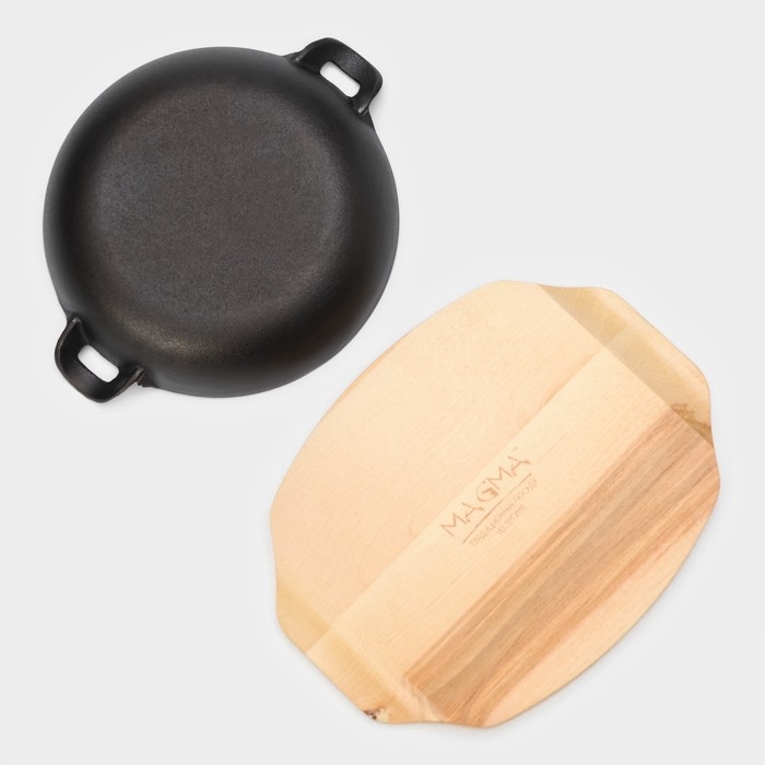 Сковорода чугунная Magma «Ансан», 25×20,3×4,5 см, индукция, цвет чёрный Сковорода чугунная Magma «Ансан», 25×20,3×4,5 см, индукция, цвет чёрный