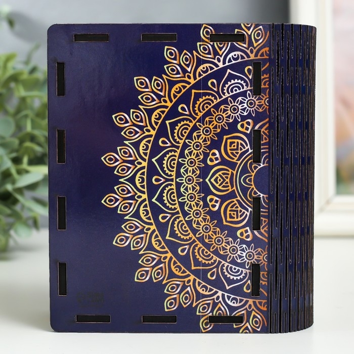 Шкатулка-книга  Шкатулка-книга "8 марта. Мандала" 14 см