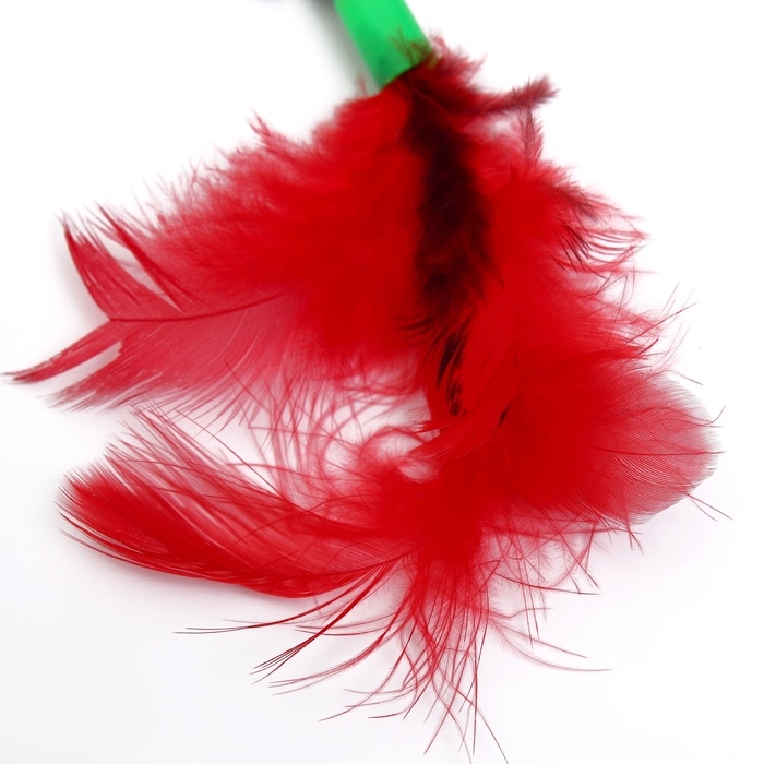 Игрушка - дразнилка для кошек из кошачьей мяты  Игрушка - дразнилка для кошек из кошачьей мяты "Сердца", с кольцом на палец, 20 см