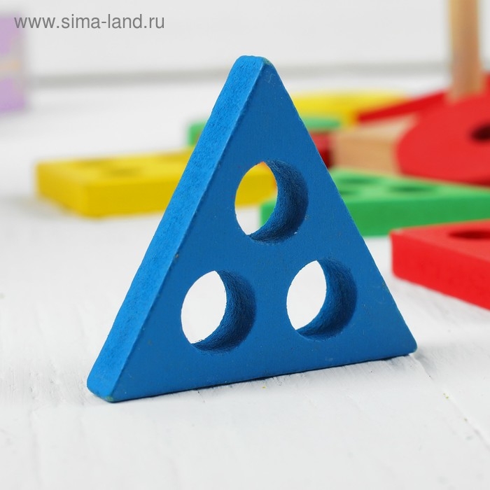 Сортер «Логический квадрат», толщина элементов — 1 см Сортер «Логический квадрат», толщина элементов — 1 см