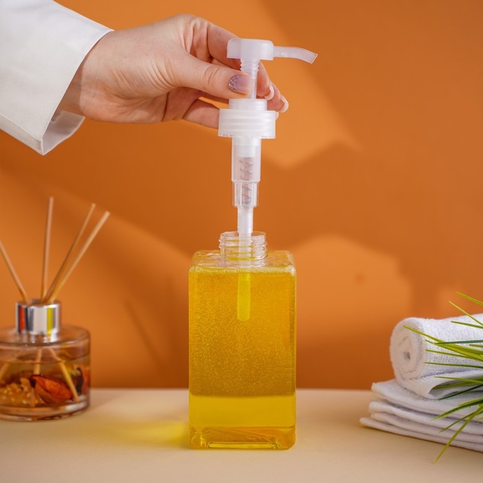 Дозатор для жидкого мыла Доляна, 500 мл, 6,5×15,5 см, цвет прозрачный Дозатор для жидкого мыла Доляна, 500 мл, 6,5×15,5 см, цвет прозрачный