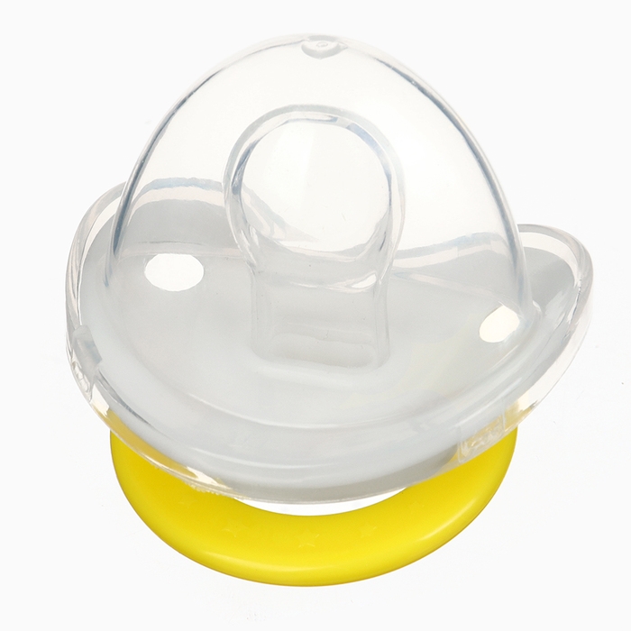 Набор: Соска - пустышка с держателем «Цветы», ортодонтическая, +6 мес, цвет желтый Набор: Соска - пустышка с держателем «Цветы», ортодонтическая, +6 мес, цвет желтый