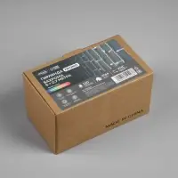 Гирлянда &laquo;Бахрома&raquo; 6&times;0.7 м, IP44, УМС, белая нить, 120 LED, свечение мульти, 220 В