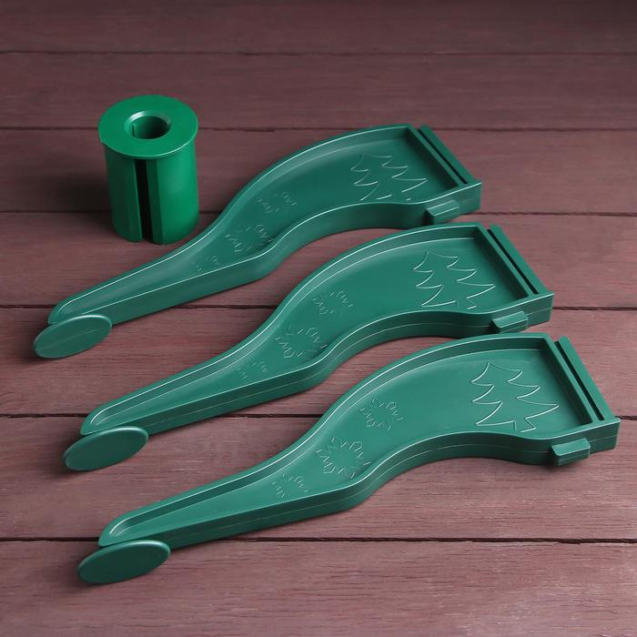 Подставка для искусственной ёлки (d=2 см), малая, d=50 см, цвет тёмно-зелёный Подставка для искусственной ёлки (d=2 см), малая, d=50 см, цвет тёмно-зелёный