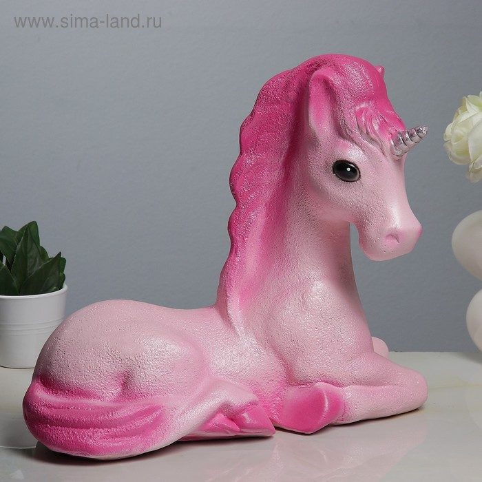 Копилка  Копилка "Единорог" розовый, 23х41х34см