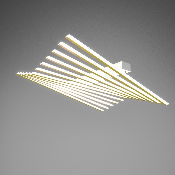 Люстра Люстра "Бертон" 12xLED 80Вт бело-золотой 90х60х13 см BayerLux