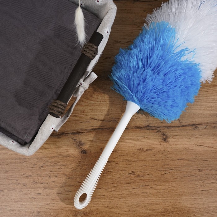 Щётка для пыли Доляна «Небо», микрофибра, 61×5 см Щётка для пыли Доляна «Небо», микрофибра, 61×5 см
