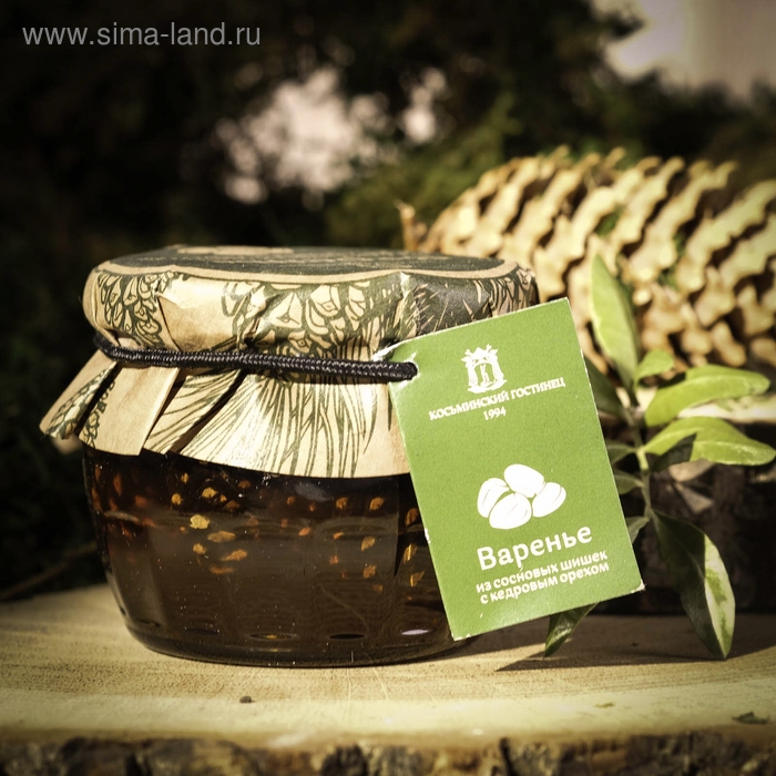 Варенье из сосновых шишек с кедровым орехом, 160 г Варенье из сосновых шишек с кедровым орехом, 160 г