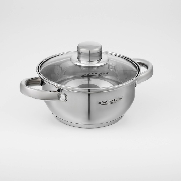 Набор кастрюль «Гретта», 3 предмета: 1,6 л, 2,2 л, 3,2 л, капсульное дно, индукция Набор кастрюль «Гретта», 3 предмета: 1,6 л, 2,2 л, 3,2 л, капсульное дно, индукция