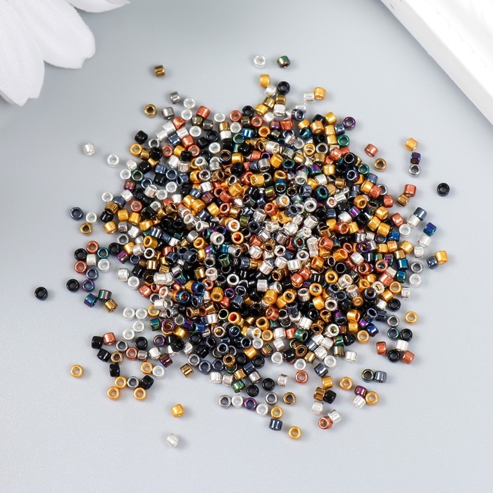 Бисер стекло 12/0 Бисер стекло 12/0 "Перламутр. Металлик ассорти" 10 гр