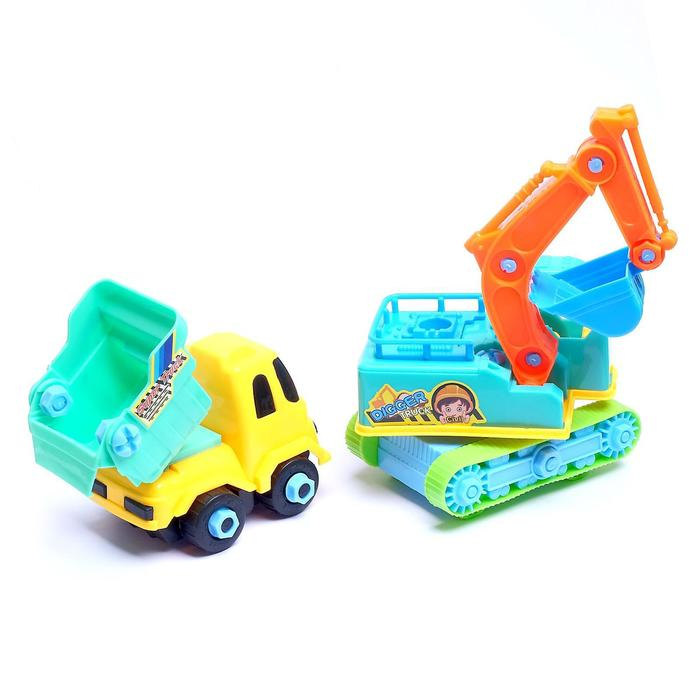 Конструктор винтовой «Экскаватор с грузовиком» Конструктор винтовой «Экскаватор с грузовиком»