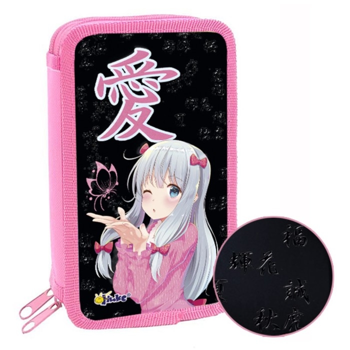 Пенал 2 секции 110*190 лам.кар ПКК 11-19 3D лак дев Пенал 2 секции 110*190 лам.кар ПКК 11-19 3D лак дев "Аниме с бабочкой" 72966