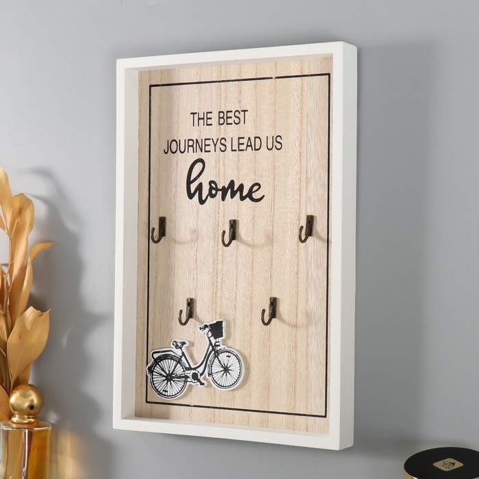 Крючки декоративные дерево Крючки декоративные дерево "Велосипед" 20х30 см