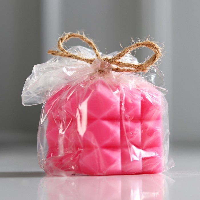 Свеча фигурная «Геометрия», розовая Свеча фигурная «Геометрия», розовая