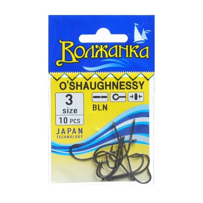 Крючки  Крючки "Волжанка" O`Shaughnessy № 3, 10 шт