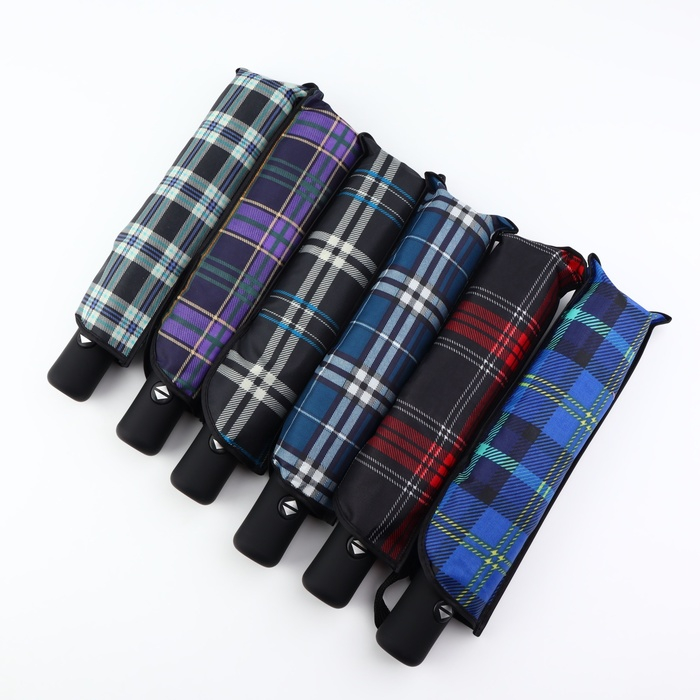 Зонт автоматический «Сдержанность», 3 сложения, 8 спиц, R = 48/55 см, D = 110 см, цвет МИКС Зонт автоматический «Сдержанность», 3 сложения, 8 спиц, R = 48/55 см, D = 110 см, цвет МИКС